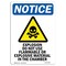 Signmission OSHA Notice Sign, 10" H, 7" W, Rigid Plastic, Explosion Do Not Use Sign With Symbol, Portrait OS-NS-P-710-V-12268 - alternate 1